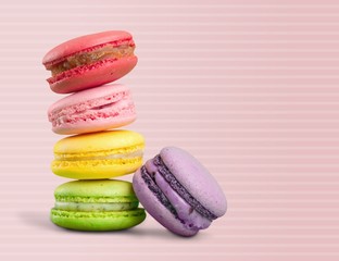 Macaroon. Tasty colorful macaroon