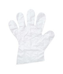 Disposable plastic glove