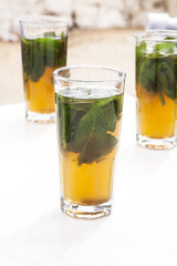 té verde con hierbabuena