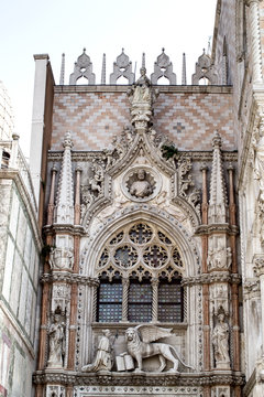 Facade of Porta della Carta