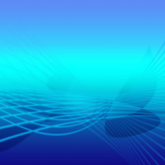 Blue Background Blue Lines and Wings Shadow