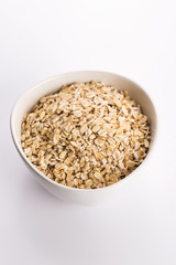 Oat flakes in bowl