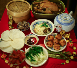 Chinese New Year feast