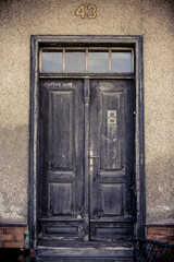 beautiful old retro doors