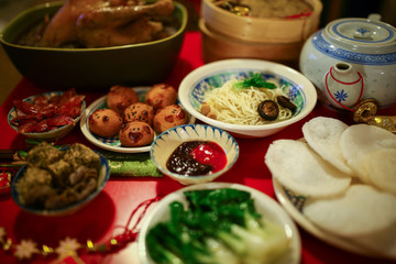 Chinese New Year feast