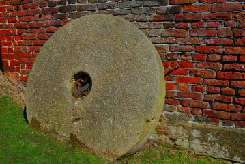17th Century Millstone Originally Used in a Watermill