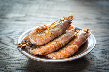 Fried shrimps