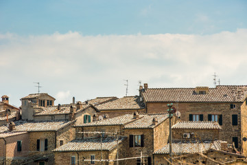 Fototapeta na wymiar Village in Tuscany, Italy