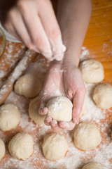 dough balls  wheat flour