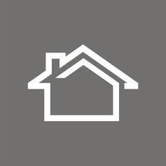 Icono casa líneas FO