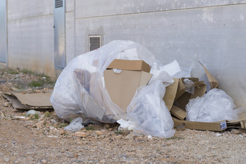 Resíduos de almacén.