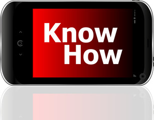 smart phone with know how word vector