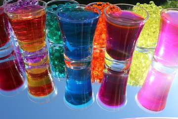 Bunte Drinks