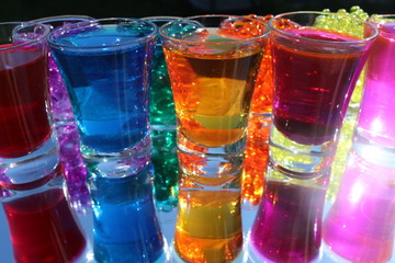 Buntes Glas