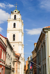 Street of Vilnius' old town, Lithuania