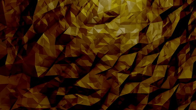 Grim, orange background in the form of triangles. loop
