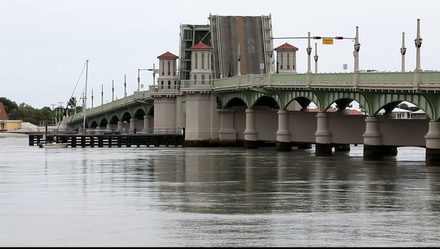 drawbridge of Lions in St Augustine Florida