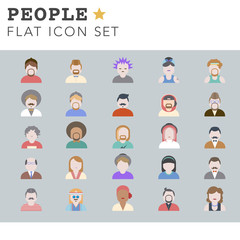People Diversity Portrait Design Characters Avatar Vector