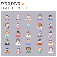People Diversity Portrait Design Characters Avatar Vector