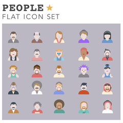 People Diversity Portrait Design Characters Avatar Vector