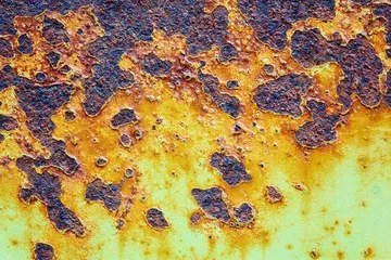 Foto op Plexiglas Metaal Abstract fire flames rusty metal for background.