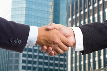 .Businessman shake hands