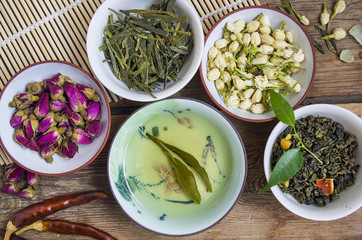 Assorted chinese tea