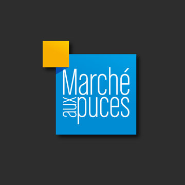 march&eacute; aux puces