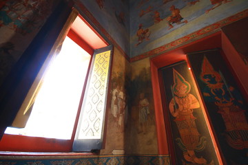 mural in thai temple