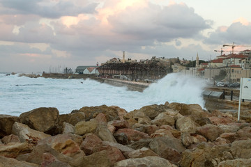Jaffa port.
