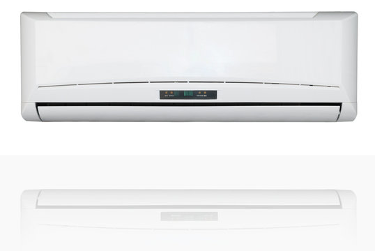 Split system air conditioner isolated
