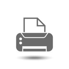 Vector print icon