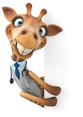 Obraz premium Fun giraffe