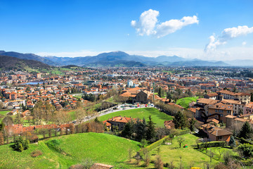 Fototapeta na wymiar View of Bergamo. Italy