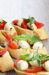 Caprese sandwiches