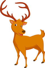 cute deer cartoon