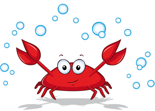 lustige Krabbe