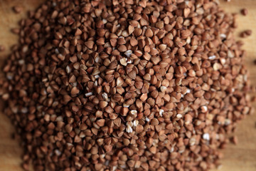 Grains of buckwheat