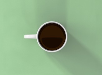 Kaffee Tasse weiss Vorlage mit Hintergrund