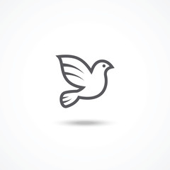 Fototapeta premium Dove icon