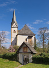 Fototapeta na wymiar Kirche Maria Wörth / Kärnten / Österreich