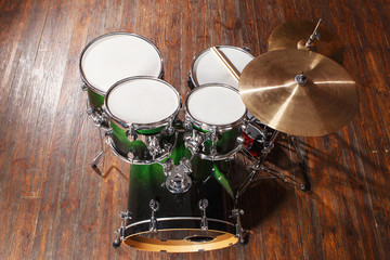 Obraz premium Drums removed from the top