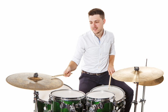 Man drummer