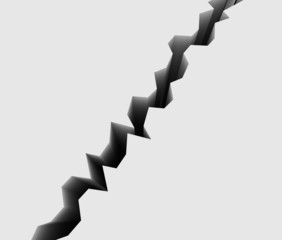 地割れのイメージ