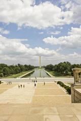 View of the Reflecting Pool & Washington Monument