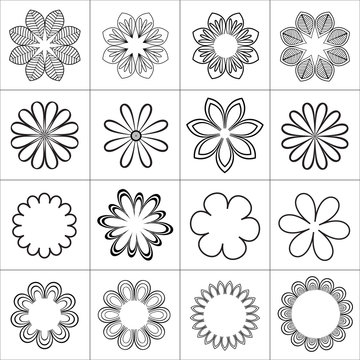 Flower icons