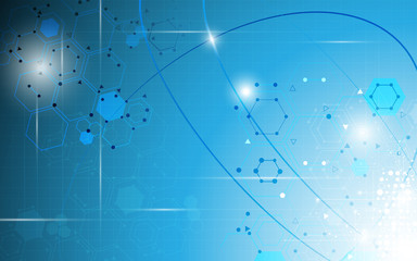 science molecular abstract background