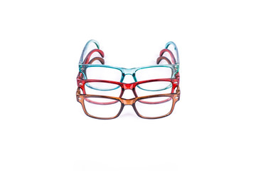Colorful eye glasses