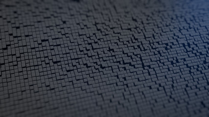 Obraz premium Cubics field