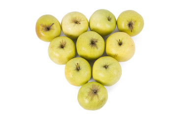 isolated apples